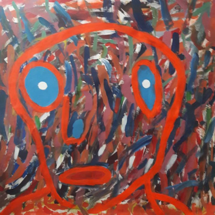 Pintura titulada "LA FELICIDAD" por Jeisson Alejandro Murillo Gomez, Obra de arte original, Acrílico