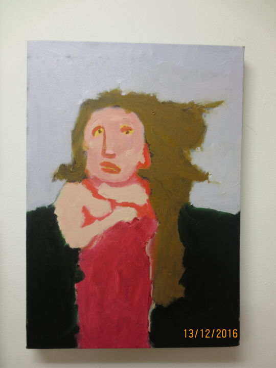 Pintura titulada "LA MUJER QUE ESTA P…" por Jeisson Alejandro Murillo Gomez, Obra de arte original, Oleo