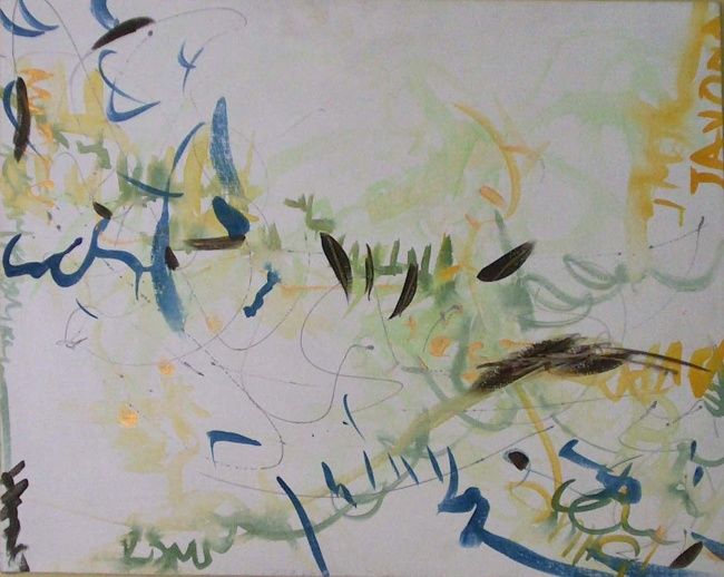 Painting titled "oliv tree" by Jelena Dabic, Original Artwork