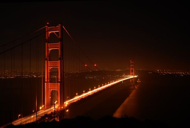 Installation titled "The Golden Gate" by James And Kelly Stone, Original Artwork