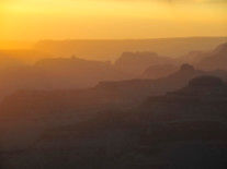Installatie getiteld "Grand Canyon Sunset" door James And Kelly Stone, Origineel Kunstwerk
