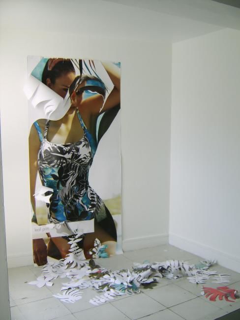 Collagen mit dem Titel "Layla" von Jenna Smith, Original-Kunstwerk