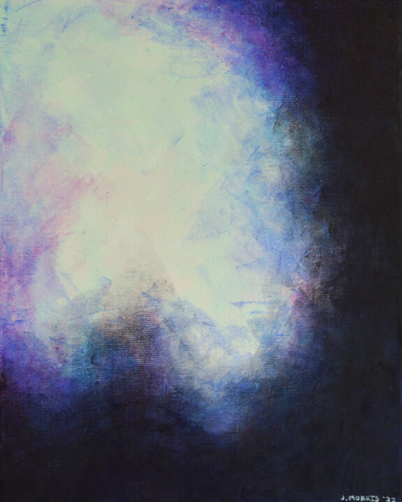 Картина под названием "Curfew's At Midnight" - Jennifer Morris, Подлинное произведение искусства, Акрил Установлен на Деревя…