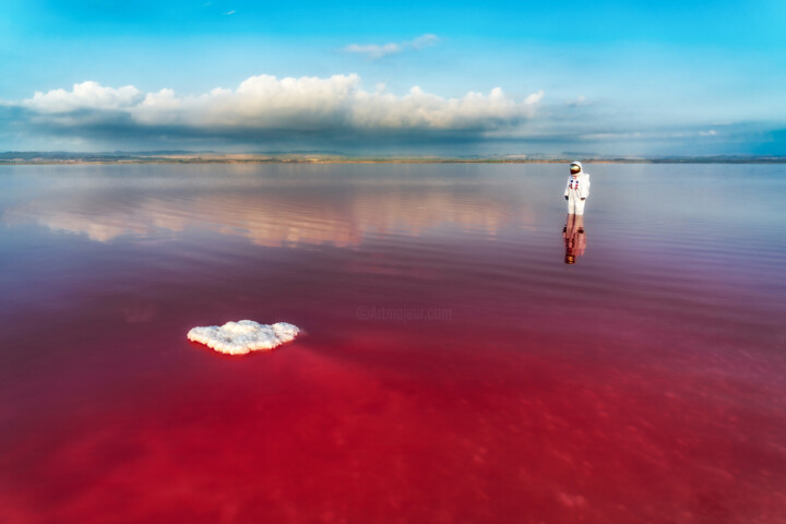 Photography titled "Bloody Lake" by Jérémy De Backer, Original Artwork, Digital Photography