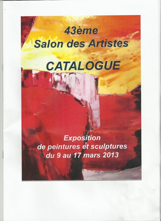 Pittura intitolato "catalogue expo 43èm…" da Jeremy Duforest, Opera d'arte originale