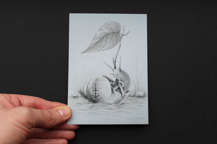 Dessin intitulée "Carte Postale " Pro…" par Jérémy Piquet, Œuvre d'art originale, Travail numérique 2D