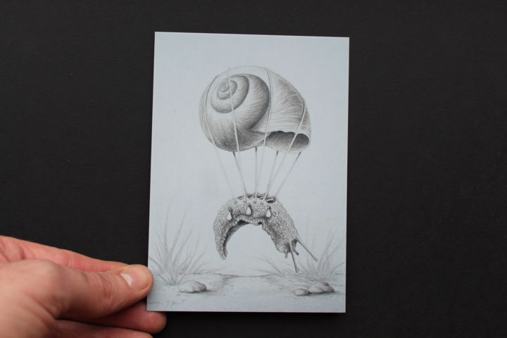 Disegno intitolato "Carte Postale " Un…" da Jérémy Piquet, Opera d'arte originale, Lavoro digitale 2D
