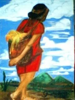 Painting titled "Buslo Ni Sabel" by Jerraleen Balais, Original Artwork, Oil