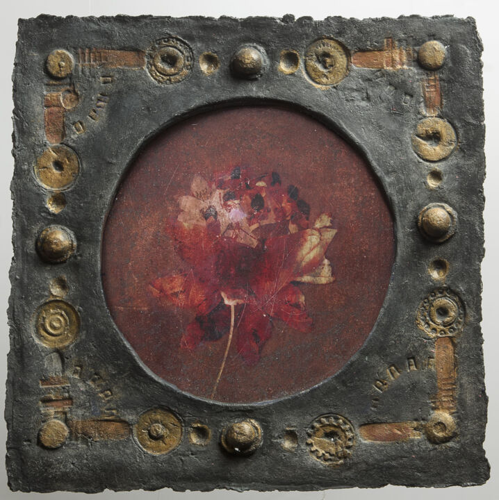 Obrazy i ryciny zatytułowany „Flower Herculaneum” autorstwa Jerome Goldnose, Oryginalna praca, Cyfrowy wydruk