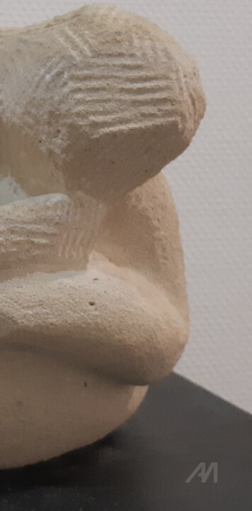 Sculpture intitulée "Le penseur" par Jerome Guibert, Œuvre d'art originale, Pierre