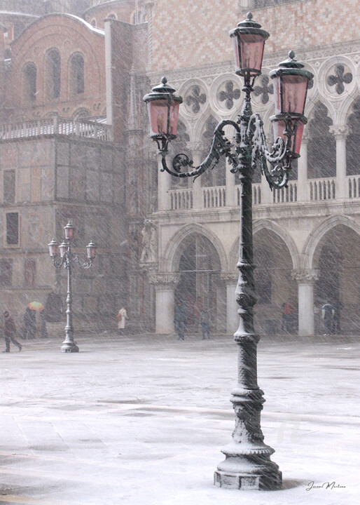 "Venise" başlıklı Fotoğraf Jérôme Marteau tarafından, Orijinal sanat, Dijital Fotoğrafçılık Alüminyum üzerine monte edilmiş