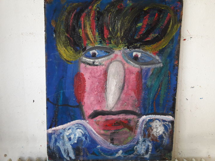 Painting titled "le carnavaleux" by Jerome Pescheloche, Original Artwork