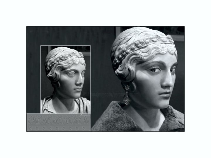 Φωτογραφία με τίτλο "Buste d'une femme r…" από Jérôme Cambra, Αυθεντικά έργα τέχνης, Ψηφιακή φωτογραφία