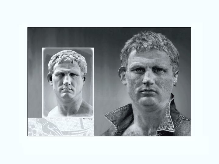Fotografie getiteld "Général Agrippa" door Jérôme Cambra, Origineel Kunstwerk, Digitale fotografie