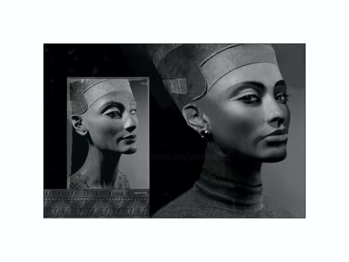 Photography titled "Nefertiti" by Jérôme Cambra, Original Artwork, Digital Photography