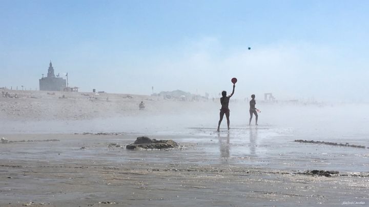 Photographie intitulée "Marée basse en été" par Jérôme Cambra, Œuvre d'art originale, Photographie numérique