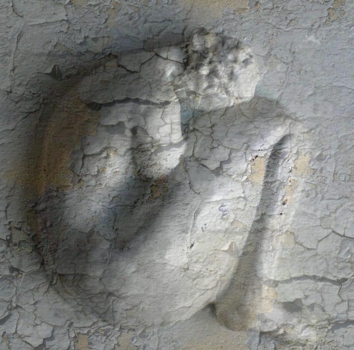 Sculpture intitulée "La femme foetale" par Jérôme Cambra, Œuvre d'art originale, Résine