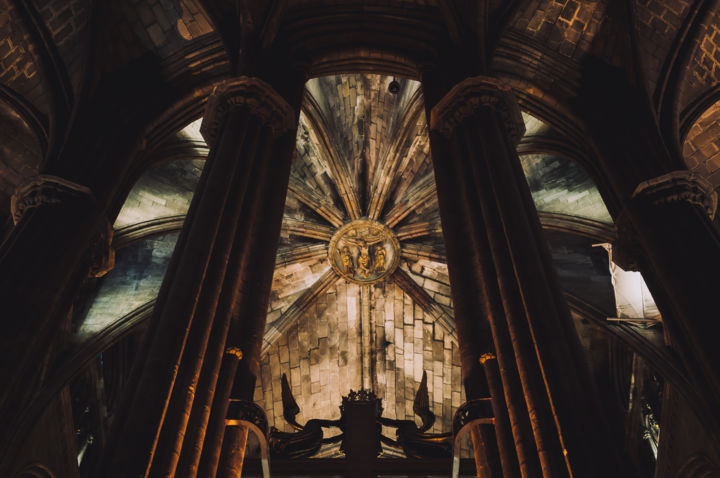 Photographie intitulée "Cathedral of Barcel…" par Jérôme Correia, Œuvre d'art originale, Photographie numérique