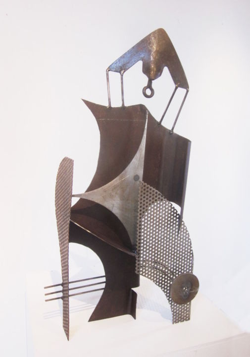 Sculpture intitulée "Arlequin 3" par Jérôme Danikowski, Œuvre d'art originale, Métaux