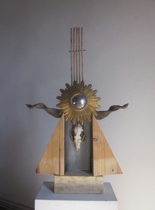 Sculpture titled "Autel" by Jérôme Danikowski, Original Artwork, Metals