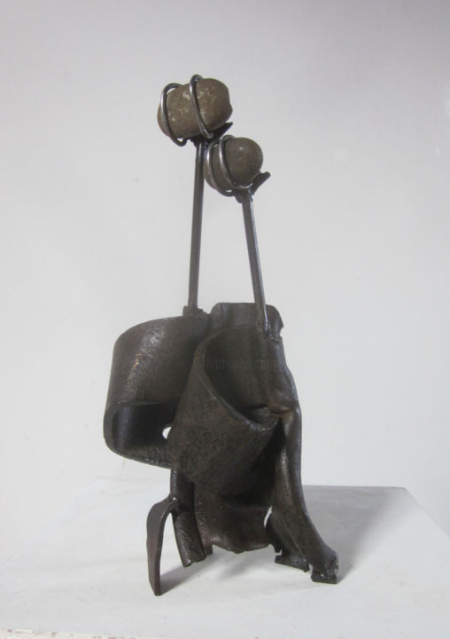 Sculpture intitulée "Couple12" par Jérôme Danikowski, Œuvre d'art originale, Métaux