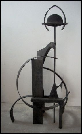 Sculpture intitulée "Roi" par Jérôme Danikowski, Œuvre d'art originale, Métaux