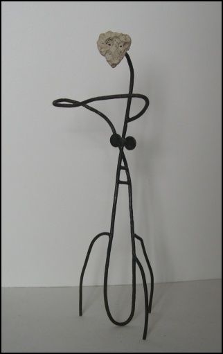 Sculpture intitulée "Gracile" par Jérôme Danikowski, Œuvre d'art originale, Métaux