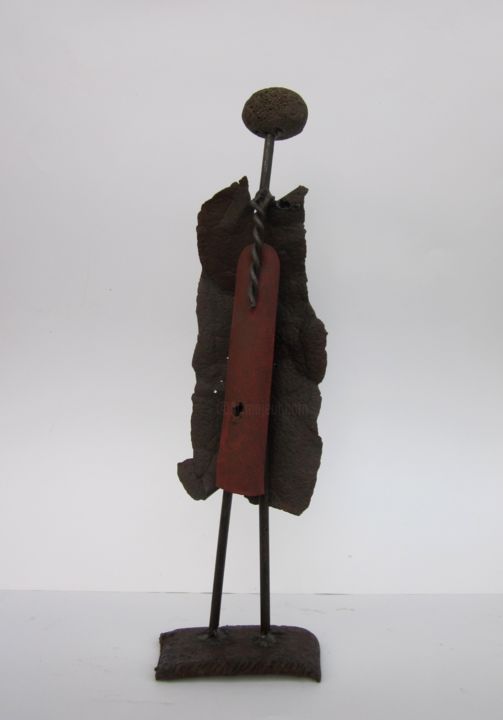 Sculpture intitulée "Villon" par Jérôme Danikowski, Œuvre d'art originale