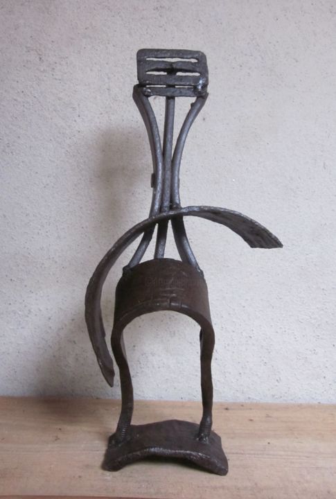 Sculpture intitulée "Andy" par Jérôme Danikowski, Œuvre d'art originale