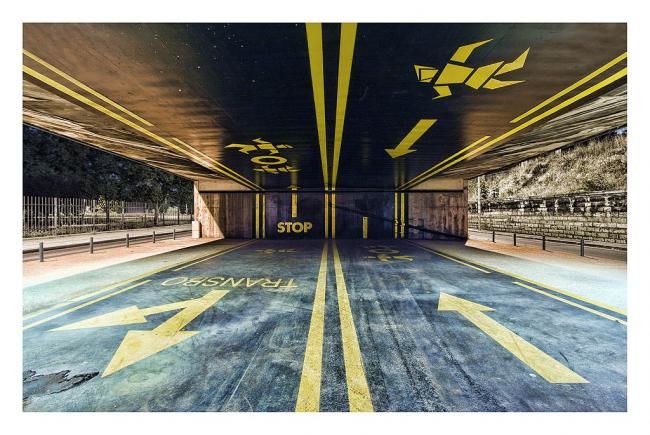 Photographie intitulée "Mad Highway" par Jerome Perdriolle, Œuvre d'art originale