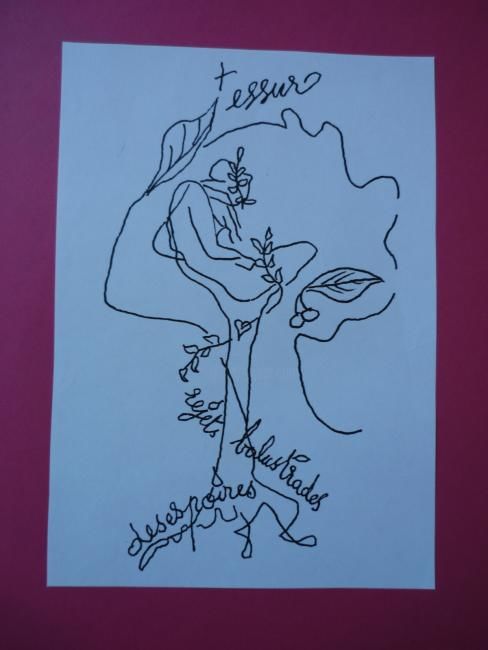 Pittura intitolato "L'arbre de vie" da Jessuro, Opera d'arte originale, Olio