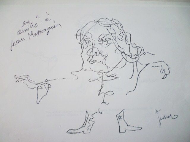 Ζωγραφική με τίτλο ""Jean Messagier, "c…" από Jessuro, Αυθεντικά έργα τέχνης, Λάδι