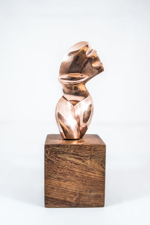 Sculpture intitulée "Female Torso" par Jesus Valencia, Œuvre d'art originale, Bronze