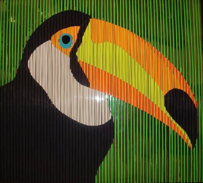 Dessin intitulée "toucan" par Jean-François Caillarec, Œuvre d'art originale