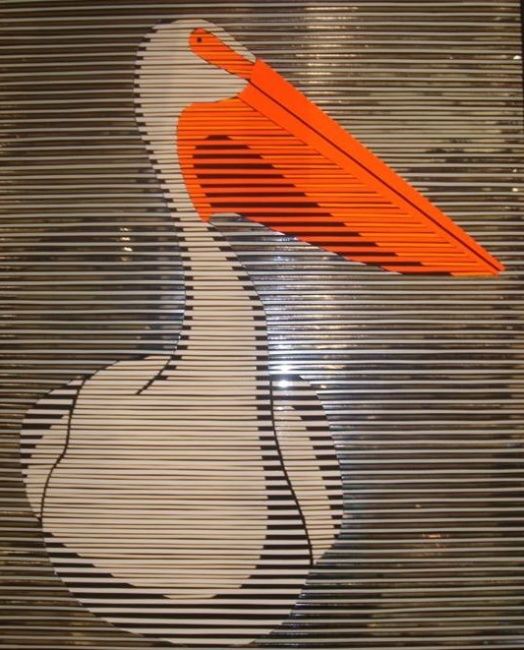 Dessin intitulée "pelican" par Jean-François Caillarec, Œuvre d'art originale