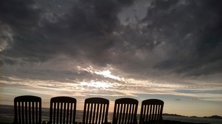 Fotografía titulada "plage du prado" por Jfd, Obra de arte original