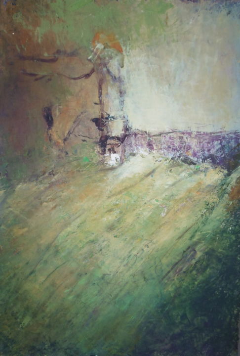 Pittura intitolato "17-13-apres-la-plui…" da Jean-François Taburet, Opera d'arte originale, Olio