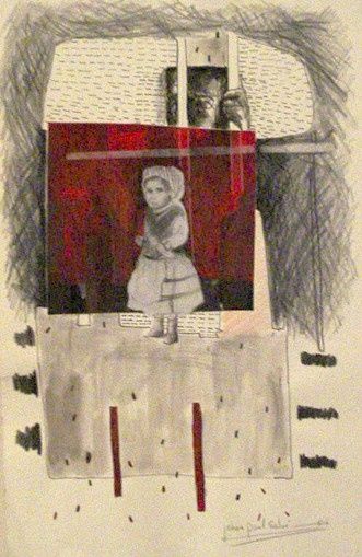 Картина под названием "niña" - Johan Paul Galue, Подлинное произведение искусства