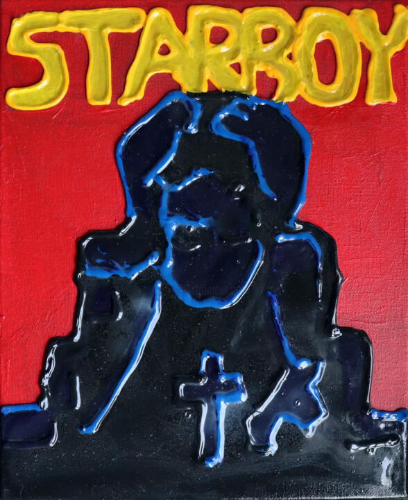 Painting titled "Starboy art" by Jhoan Roa, Original Artwork, Acrylic