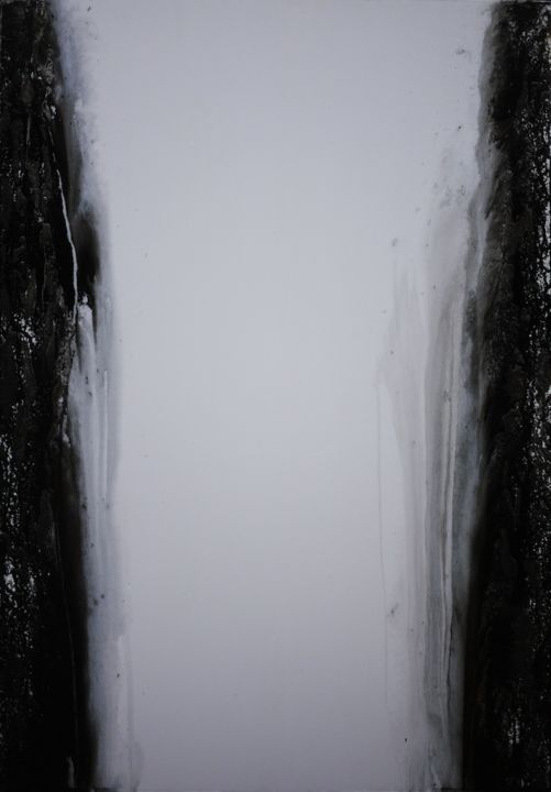 Картина под названием "The Waterfall 飞流III" - Jiang Yi  江屹, Подлинное произведение искусства, Другой