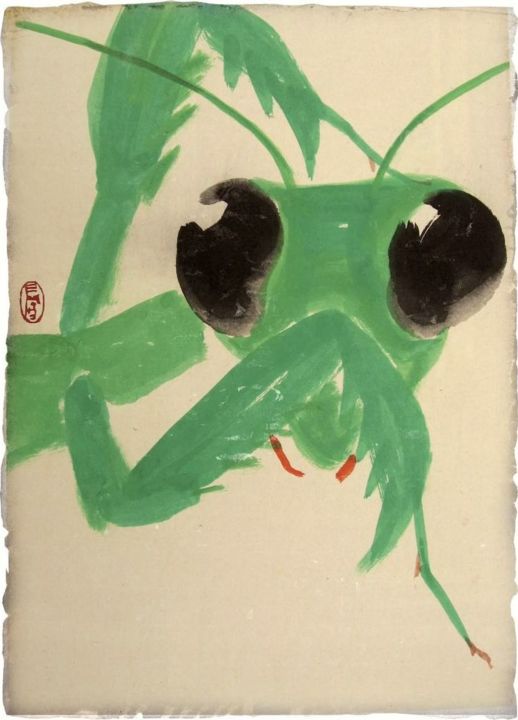 Printmaking titled "Collection Mantis 螳…" by Jiang Yi Jiang Yi, Original Artwork