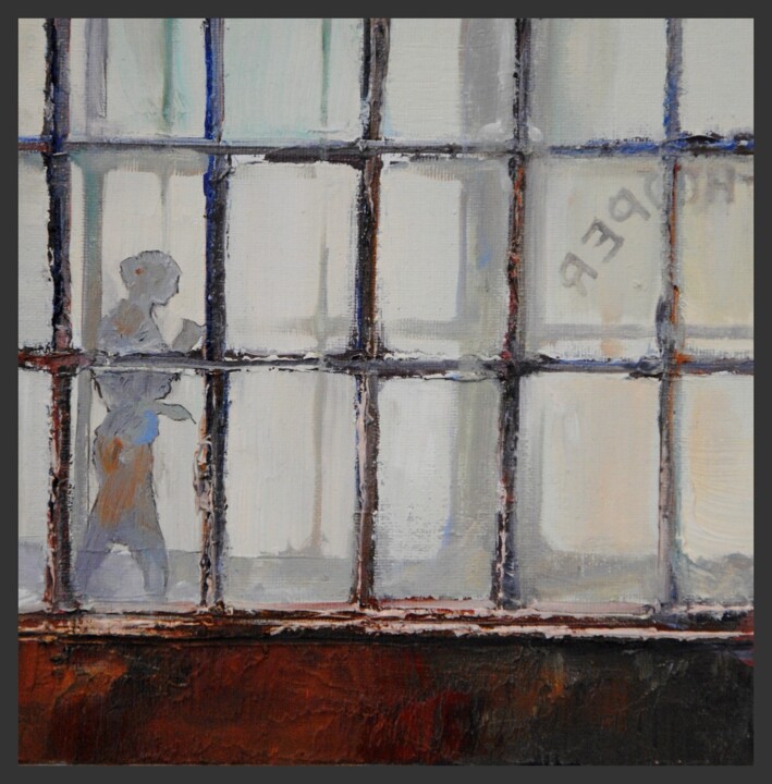 Painting titled "Hopper" by Jicé, Original Artwork