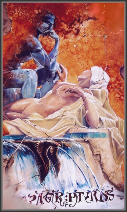 Картина под названием "L'éternel féminin" - Jicé, Подлинное произведение искусства