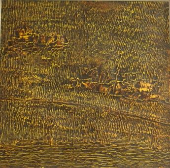 Pintura intitulada "冰岛初秋之一Iceland autum…" por Jidi Liu, Obras de arte originais