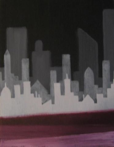 Painting titled "Simplecity" by Jill Sona, Original Artwork