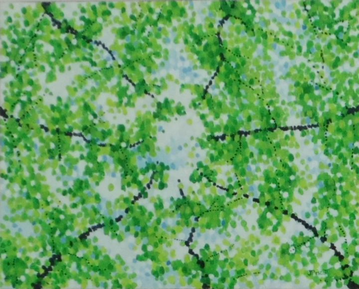 Pittura intitolato "Série Vortex" da Jim Pescott, Opera d'arte originale, Acrilico