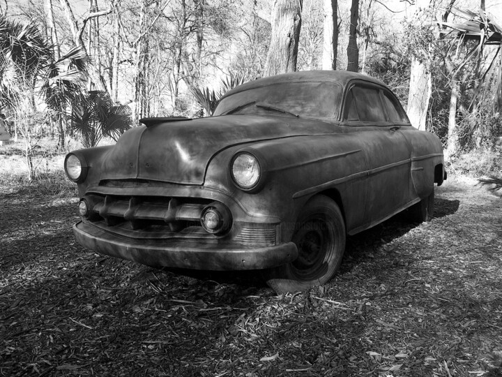 Photography titled "CHEVY IN BRONZE" by Jim Williams, Original Artwork, Digital Photography