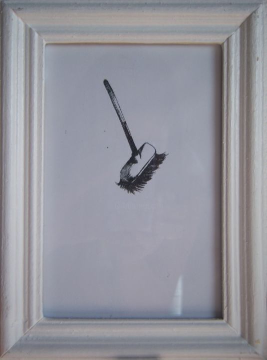 Dessin intitulée "atado-con-alambre-l…" par Jimena Di Prinzio, Œuvre d'art originale
