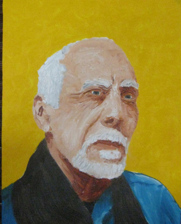 Painting titled "Rick" by Jim Fischer, Original Artwork, Oil