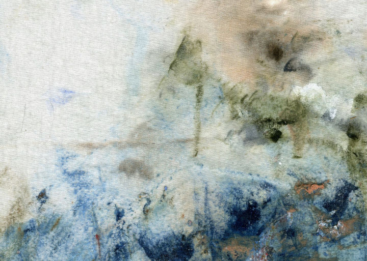 Ζωγραφική με τίτλο "Vesuvius (see full…" από Jim Fischer, Αυθεντικά έργα τέχνης, Λάδι Τοποθετήθηκε στο Ξύλινο πάνελ